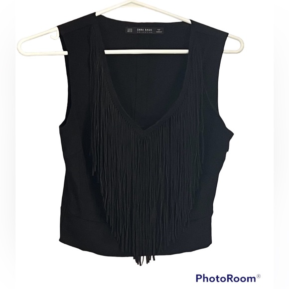 ❤️⭐️Sexy Black Zara Crop Top - Picture 5 of 6